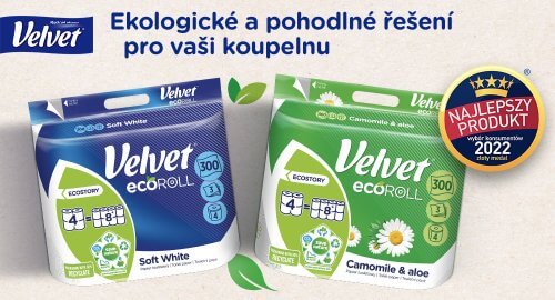 Velvet Eco Roll – oceněn spotřebiteli!