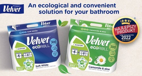 Velvet Eco Roll – appreciated by consumers!