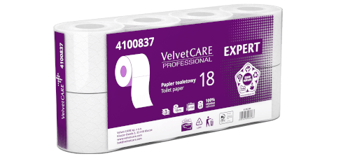 Papier toaletowy 18 Expert marki VelvetCARE Professional