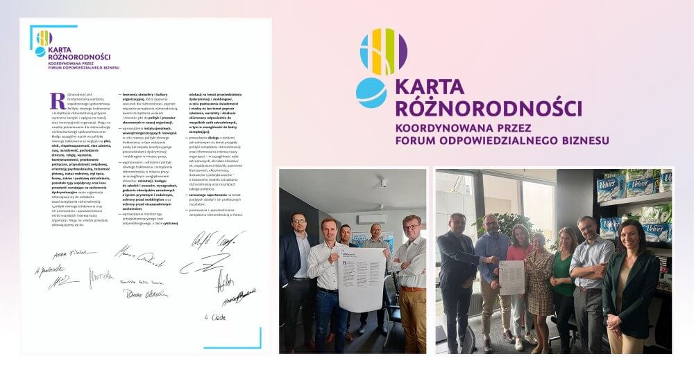 Karta Różnorodności podpisana przez managerów Velvet CARE.